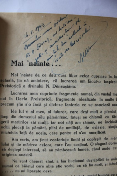 A. Cucu - I.N.D. Lupte divine. Drama istorica in 5 acte (cu autograf)