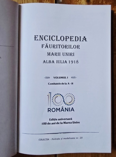 Bianca-Bogdana Iuga, Vasile Iuga de Saliste - Enciclopedia Fauritorilor Marii Uniri. Alba Iulia 1918. Editie aniversara: 100 de ani de la Marea Unire (3 vol., editie hardvcover) - Img 3
