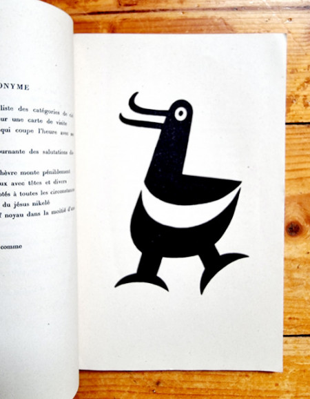 Tristan Tzara - De nos oiseaux. Poemes. Dessins par Arp (editie princeps, interbelica, in limba franceza) - Img 5