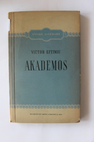 Victor Eftimiu - Akademos