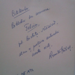 Dumitru Balaet - Topos atopos (cu autograf)