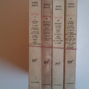 Eugene Ionesco - Theatre I-IV (4 vol., editie in limba franceza) - Img 2