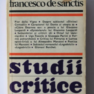 Francesco de Sanctis - Studii critice