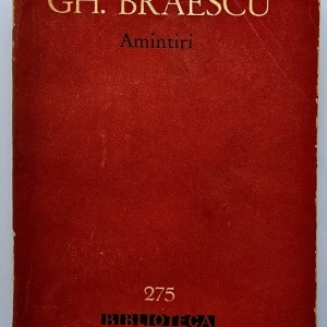 Gh. Braescu - Amintiri