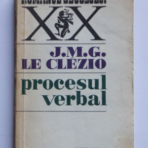J. M. G. Le Clezio - Procesul verbal
