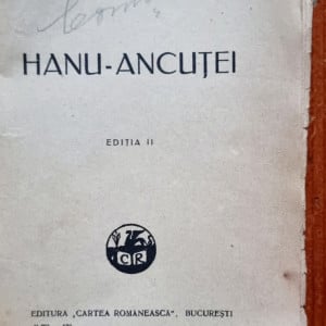 Mihail Sadoveanu - Hanu-Ancutei (editia a II-a, interbelica) - Img 2