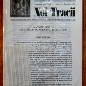 Noi Tracii - Anno/An XX. N. 206 - Dicembre/Decembrie 1991