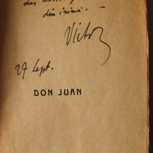 Victor Eftimiu - Don Juan (cu autograf)