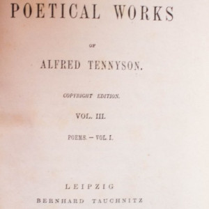 Alfred Tennyson - The Poetical Works of Alfred Tennyson (2 vol. colegate, editie hardcover, 1860) - Img 2