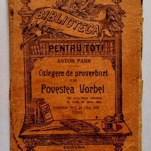 Anton Pann - Culegere de proverburi sau Povestea Vorbei (partea a treia si cea din urma)