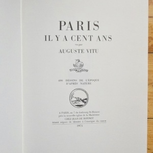 Auguste Vitu - Paris il y a cent ans vu par Auguste Vitu (editie hardcover) - Img 3