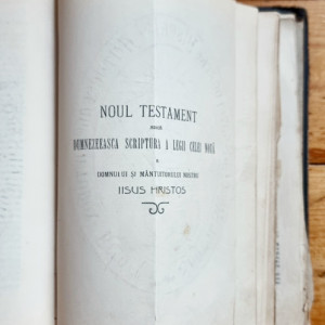 Biblia, adica Dumnezeeasca Scriptura a Legii Vechi si a Celei Noua. Tiparita in zilele Majestatii Sale Carol I, Regele Romaniei (editia Sfantului Sinod) (editie hardcover) - Img 5