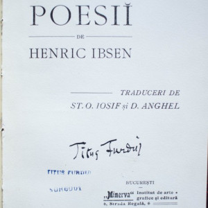 Henric Ibsen - Poesii (editie hardcover, frumos relegata) - Img 2