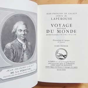 Jean-Francois de Galaup, comte de Laperouse - Voyage autour du monde pendant les annees 1785, 1786, 1787 et 1788 (2 vol., editie hardcover, ”exemplaire de tete”) - Img 4