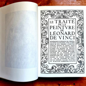Leonard de Vinci - Le traite de la peinture de Leonard de Vinci (editie hardcover, bibliofila, bilingva) - Img 3
