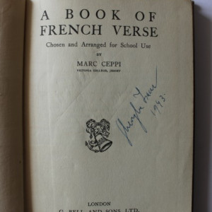 Marc Ceppi - A book of French verse (editie hardcover, interbelica) - Img 2