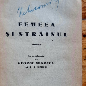 Mika Waltari - Femeia si Strainul (editie hardcover, frumos relegata) - Img 3
