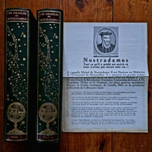Nostradamus - Les Oracles de Michel de Nostredame dit Nostradamus (2 vol., editie hardcover, ”ne varietur”)