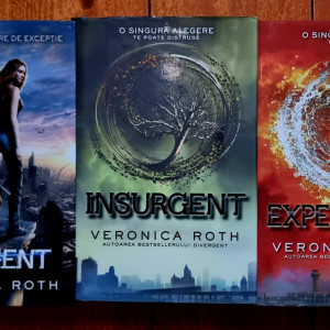 Veronica Roth - Trilogia Divergent (Divergent. Insurgent. Experiment) (3 vol., editie hardcover)