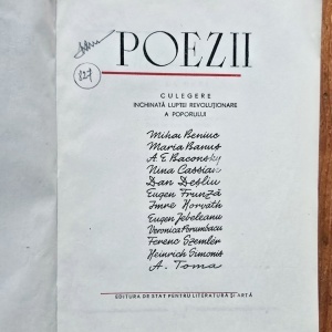 Colectiv autori - Poezii. Culegere inchinata luptei revolutionare a poporului - Img 2