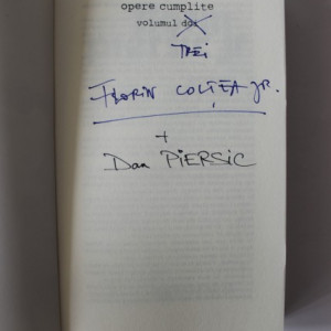Florin Piersic Jr. - Opere cumplite. Volumul 2 (cu autograful autorului si al ilustratorului)
