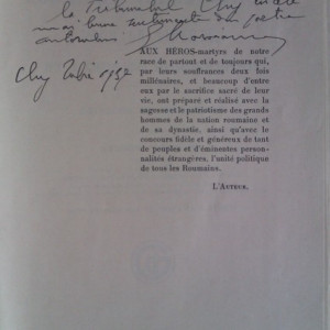Georges Moroianu - Les luttes des Roumains Transylvains pour la Liberte et l`Opinion Europeenne (Episodes et Souvenirs) (editie in limba franceza, cu autograf)