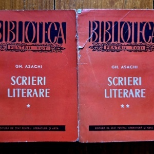 Gh. Asachi - Scrieri literare (2 vol.)