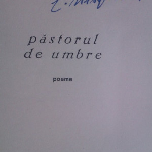 Lot 2 volume Constantin Nisipeanu - Fata pescarusului, Pastorul de umbre (cu autograf) - Img 4