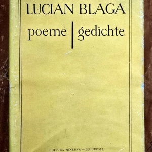 Lucian Blaga - Poeme / Gedichte (editie hardcover, bilingva, romano-germana) - Img 2