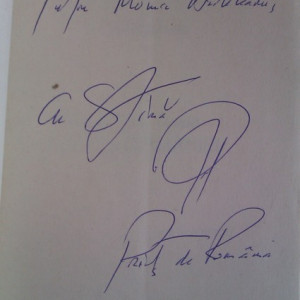 Paul al Romaniei - Carol al II-lea Rege al Romaniei (cu autograf)