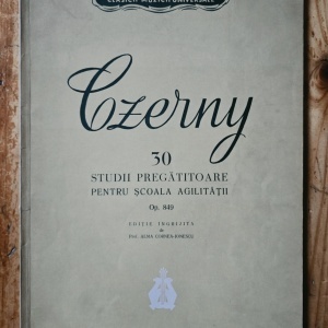 Charles Czerny - 30 studii pregatitoare pentru scoala agilitatii. Op. 849