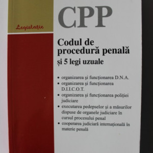 Codul de procedura penala si 5 legi uzuale