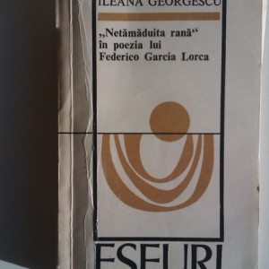 Ileana Georgescu - "Netamaduita rana" in poezia lui Federico Garcia Lorca