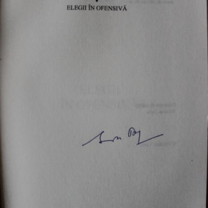 Ion Pop - Elegii in ofensiva (cu autograf) - Img 2