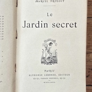 Marcel Prevost - Le Jardin secret (editie hardcover) - Img 3