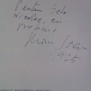 Marin Sorescu - Rame / Frames (editie bilingva, romana-engleza, cu autograf)