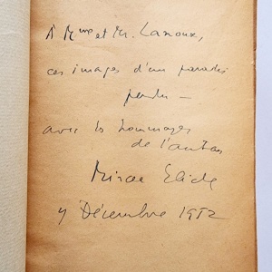 Mircea Eliade - Images et symboles. Essai sur le symbolisme magico-religieux (editie in limba franceza, cu autograf) - Img 2