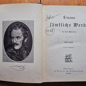 Nikolaus Lenau - Lenaus samtliche Werke in vier Banden (4 vol., editie hardcover) - Img 3