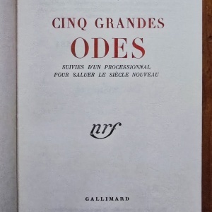 Paul Claudel - Cinq grandes odes (editie hardcover) - Img 3