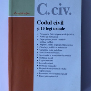 Codul civil si 15 legi uzuale