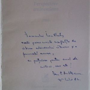 Dan C. Mihailescu - Perspective eminesciene (debut, cu autograf)