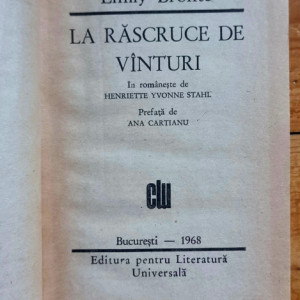 Emily Bronte - La rascruce de vanturi (editie hardcover) - Img 2