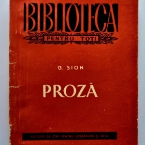 G. Sion - Proza