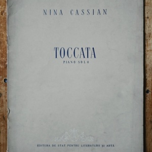 Nina Cassian - Toccata. Piano solo