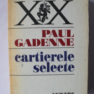 Paul Gadenne - Cartierele selecte