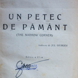 W. Somerset Maugham - Un petec de pamant (editie hardcover, interbelica, frumos relegata) - Img 2