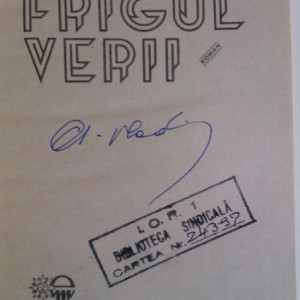 Alexandru Vlad - Frigul verii (cu autograf)