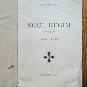 Ar. M. (Armand) Calinescu - Noul regim. (Cuvantari) 1938-1939 - Img 2