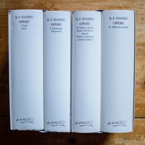 B. P. Hasdeu - Opere I-IV (I. Poezii. Proza, II. Dramaturgie. Folcloristica, III. Studii si articole literare, filosofice si culturale. Studii si articole de economie politica, IV. Publicistica politica) (4 vol., editie hardcover) - Img 2