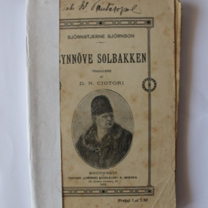 Bjornstjerne Bjornson - Synnove Solbakken (editie antebelica, 1909)